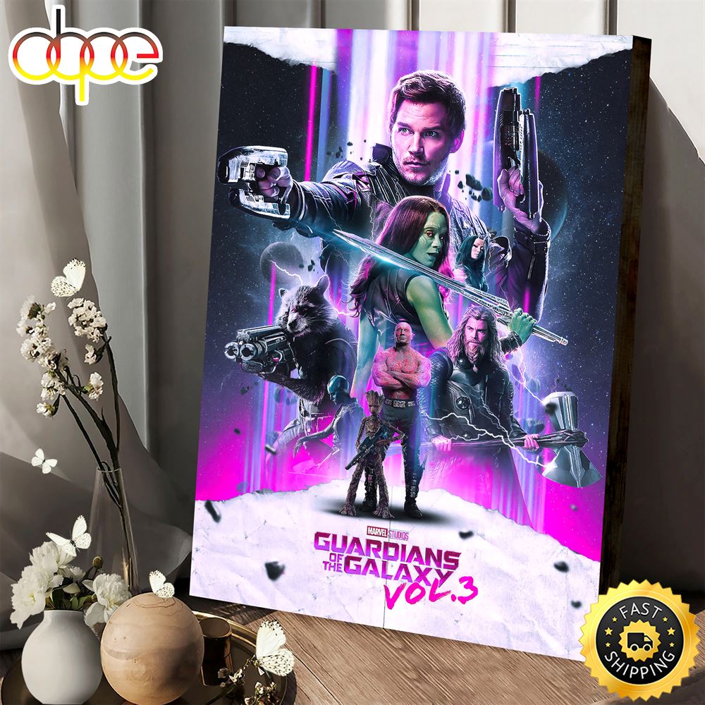 Guadians Of The Galaxy Vol 3 Poster Movie Poster Canvas