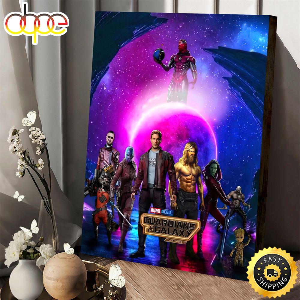 Guardians Of The Galax Vol 3 Poster Canvas