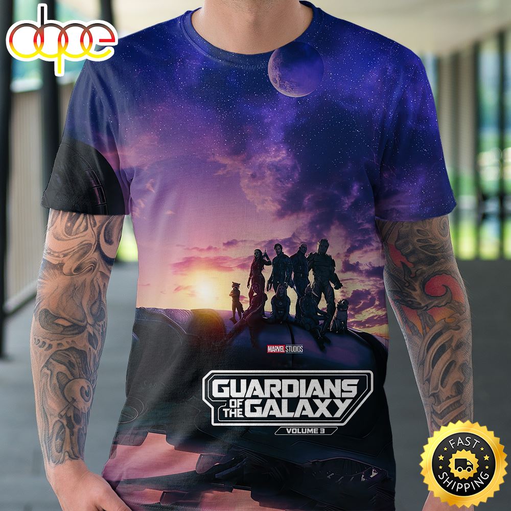 Guardians Of The Galaxy Volume 3 T Shirt 3d All Over Print