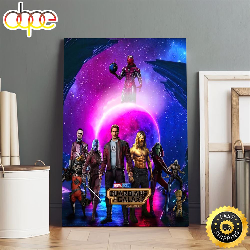 Guardians Of The Galax Vol 3 Poster Canvas Q9mfkn