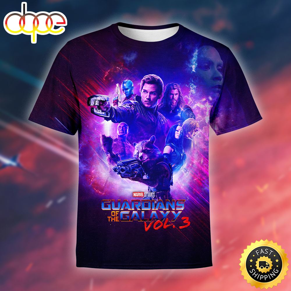 Guardians Of The Galaxy Vol. 3 2023 T Shirt 3d All Over Print Yqfxpz