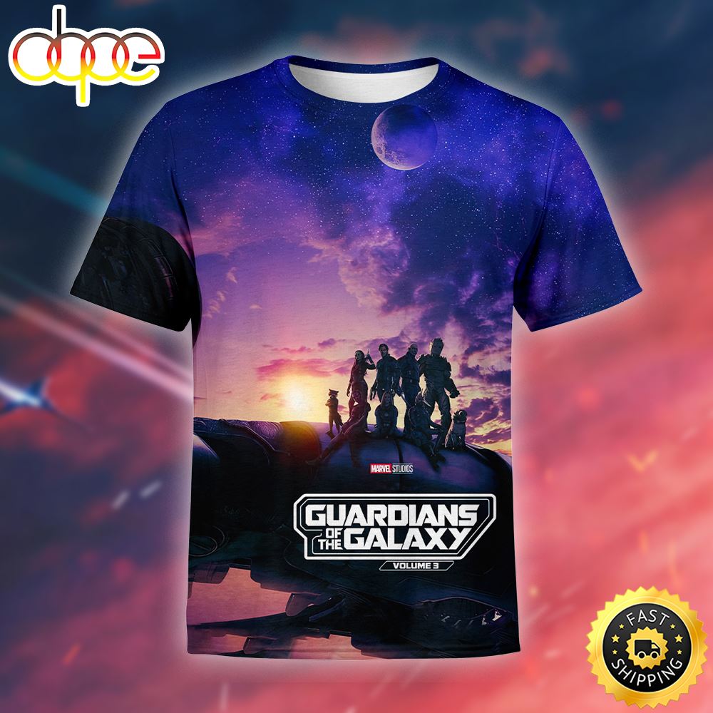 Guardians Of The Galaxy Volume 3 T Shirt 3d All Over Print Lswhwz