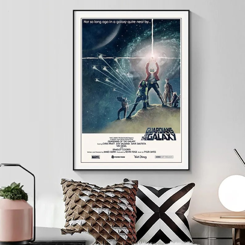 Guardians Of The Galaxy Wall Art Home Decor Poster Canvas Wcehc6