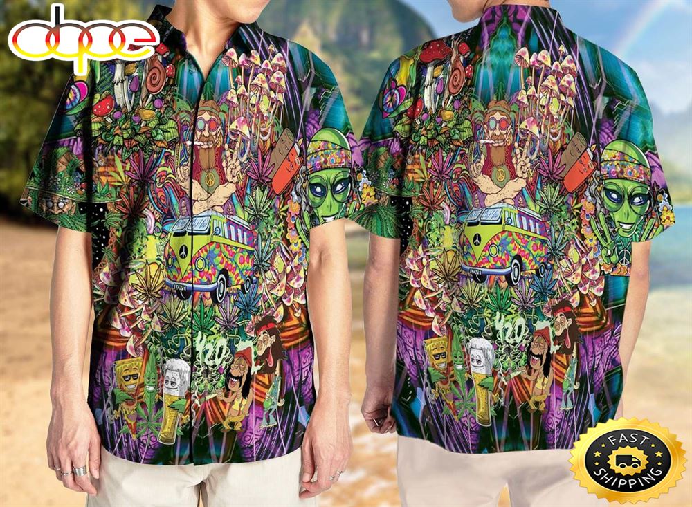 Higozy Amazing Hippie Hawaiian Shirt Beachwear For Men Gifts For Young Adults 1 Fma7dn