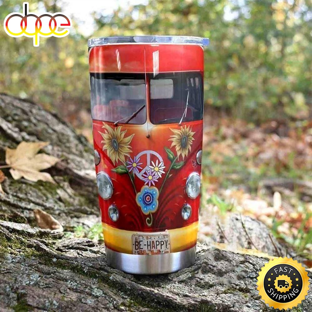 Hippie Vans Stainless Steel Cup Tumbler Oevrix