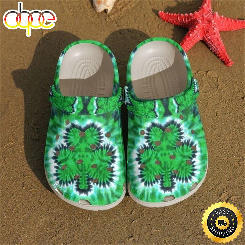 Irish Hippie Ladies Crocs Clog Shoes Nap88e