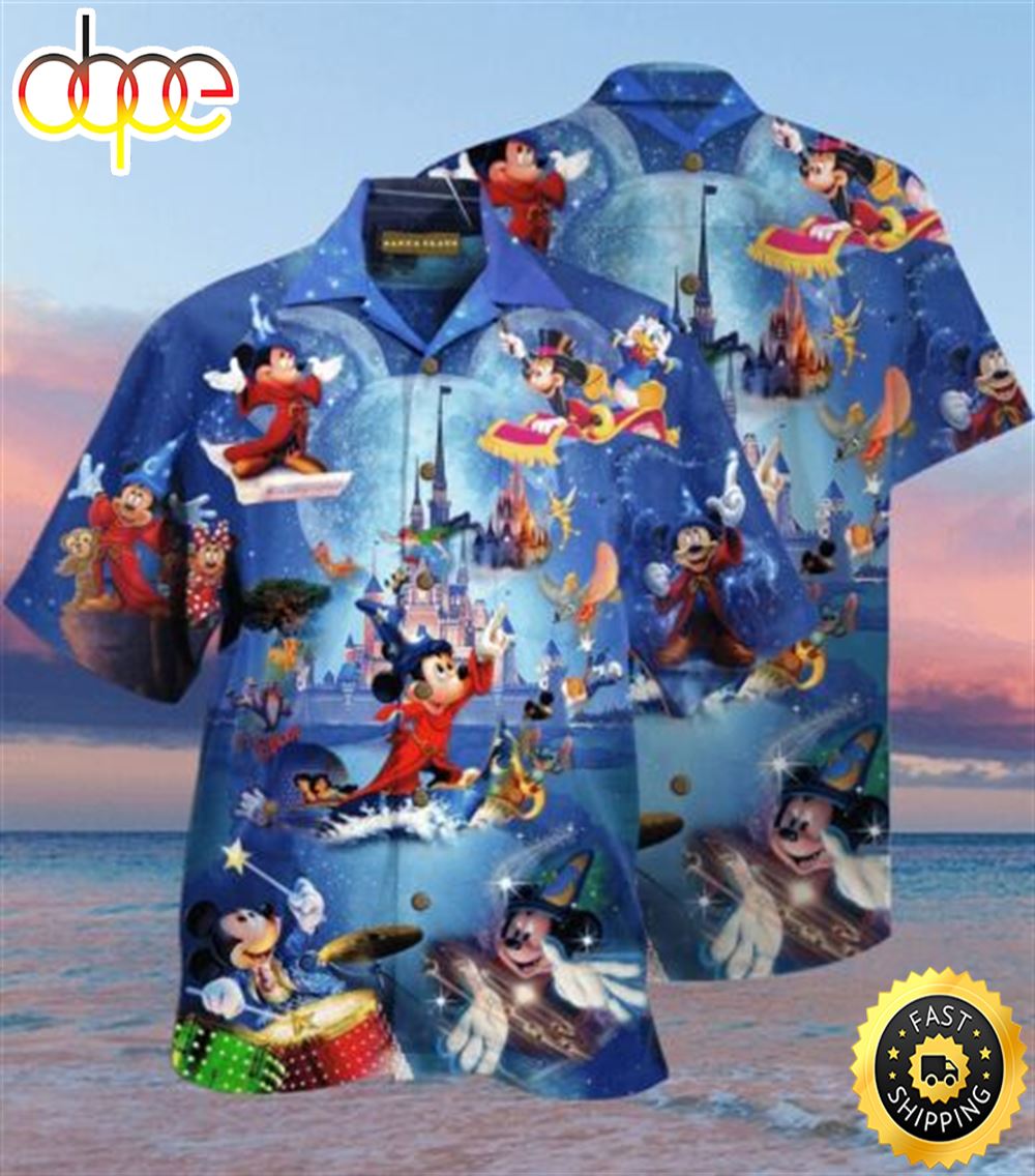 Its Never Too Old For Magic Mickey Mouse Cartoon Hawaiian Shirt Wansmm
