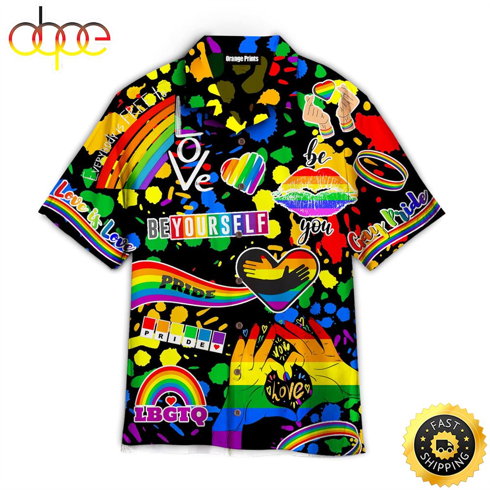 LGBT Gay Pride Month Aloha Hawaiian Shirts For Men For Women WT8075 7032 Tdhgn1