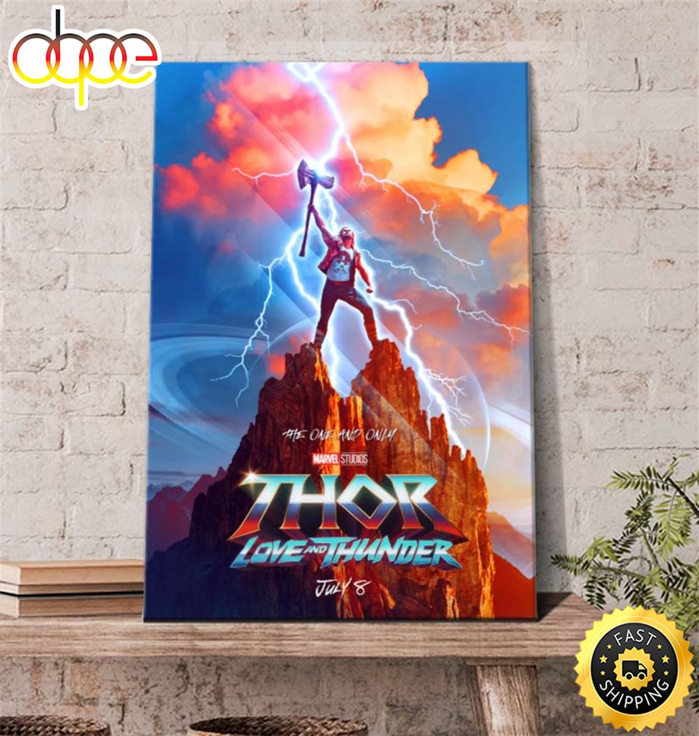 Marvel Thor Love And Thunder Wall Art Home Decor Poster Canvas F2jweq