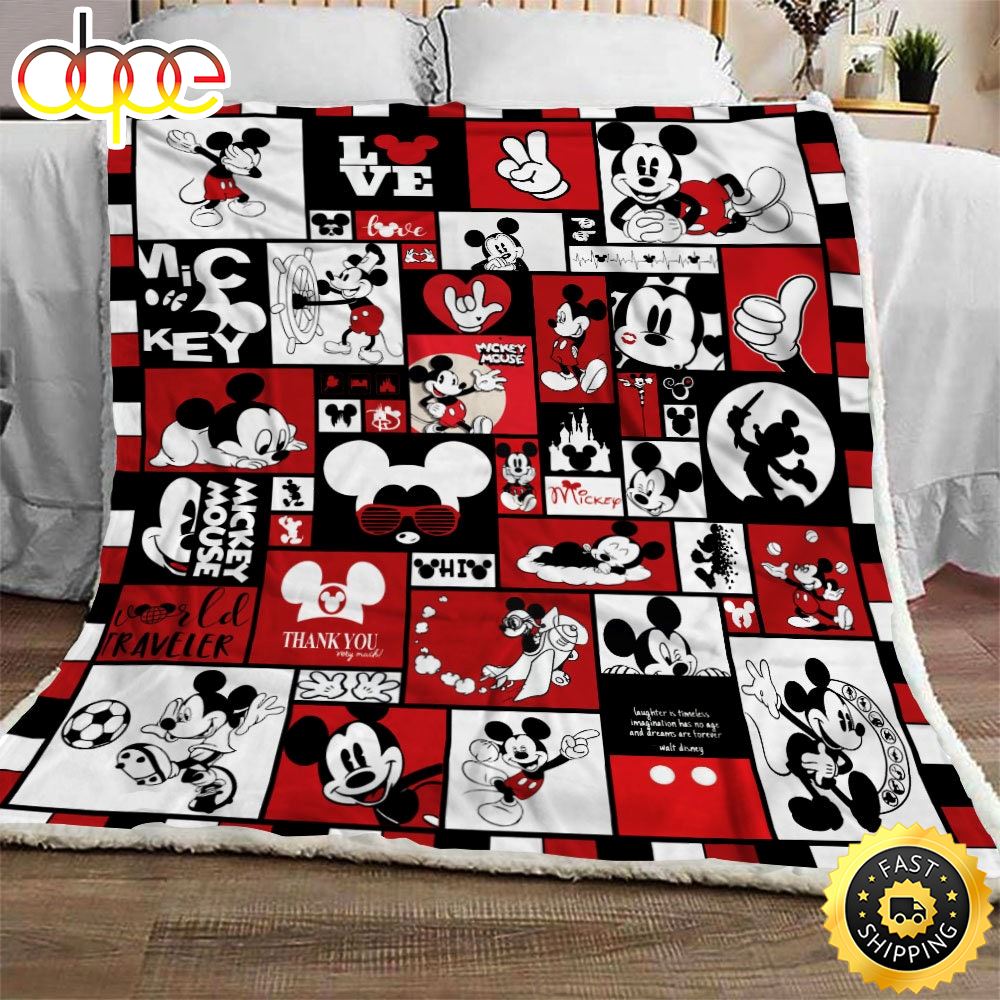 Mickey Mouse Disney Blanket Gift For Fans Movie Disney C51emu