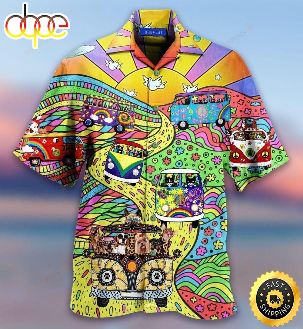 Multicolor Amazing Design Hippie Hawaiian Shirt Beachwear For Men Gifts For Young Adults 1 Ykcwjq