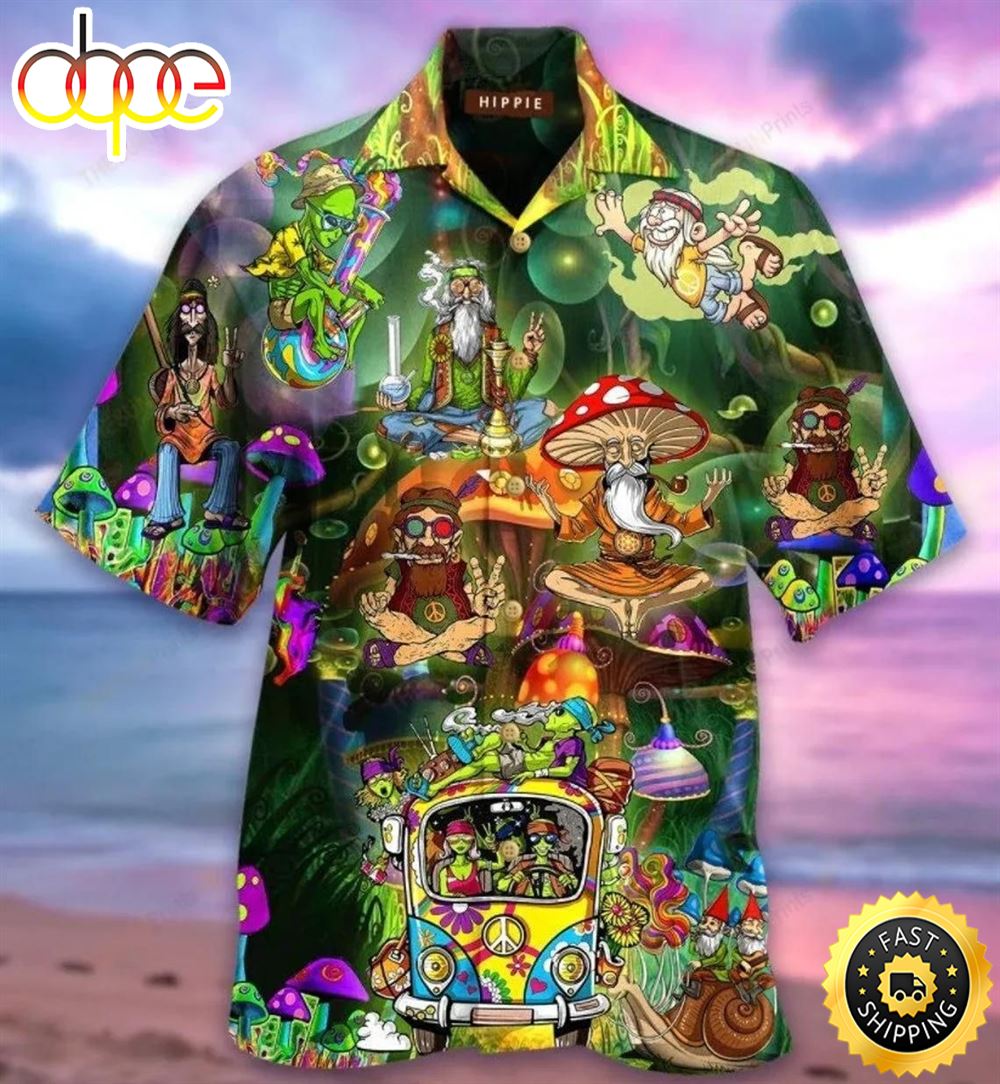 Multicolor Nice Design Hippie Hawaiian Shirt Beachwear For Men Gifts For Young Adults 1 S1o0ii