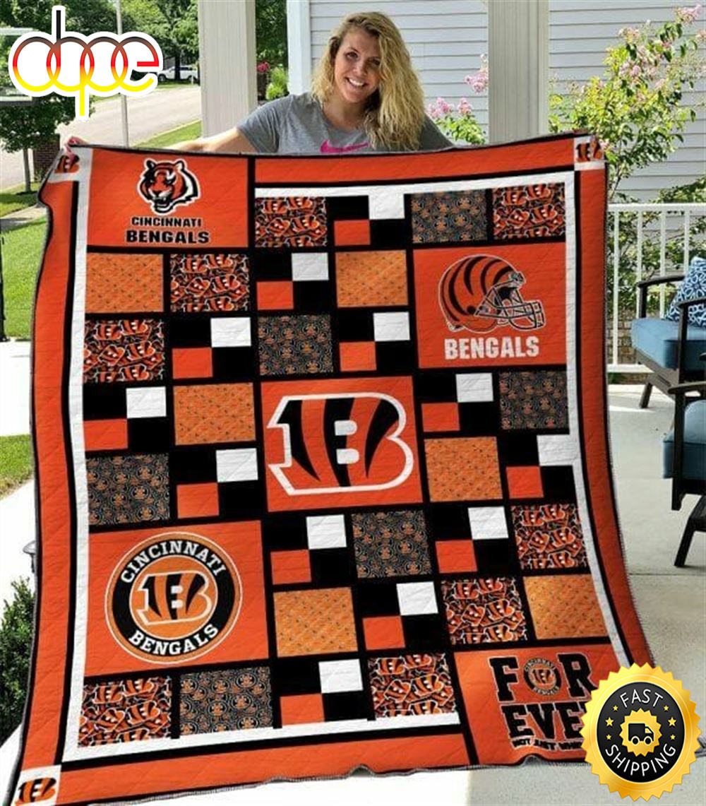 NFL Cincinnati Bengals Orange For Fan NFL Football Blanket Gift I5tcmk