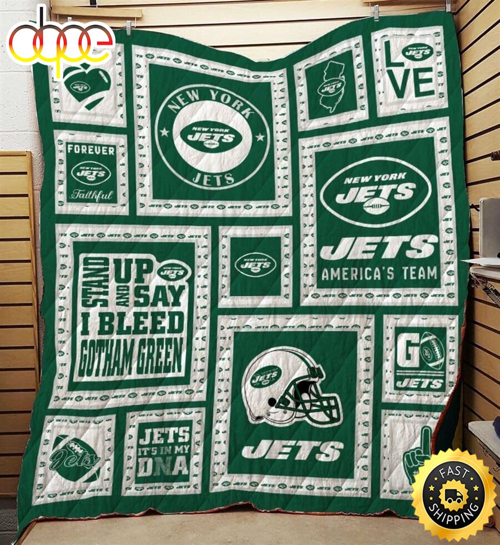 NFL New York Jets Green White For Fan NFL Football Blanket Gift Zgmnpn
