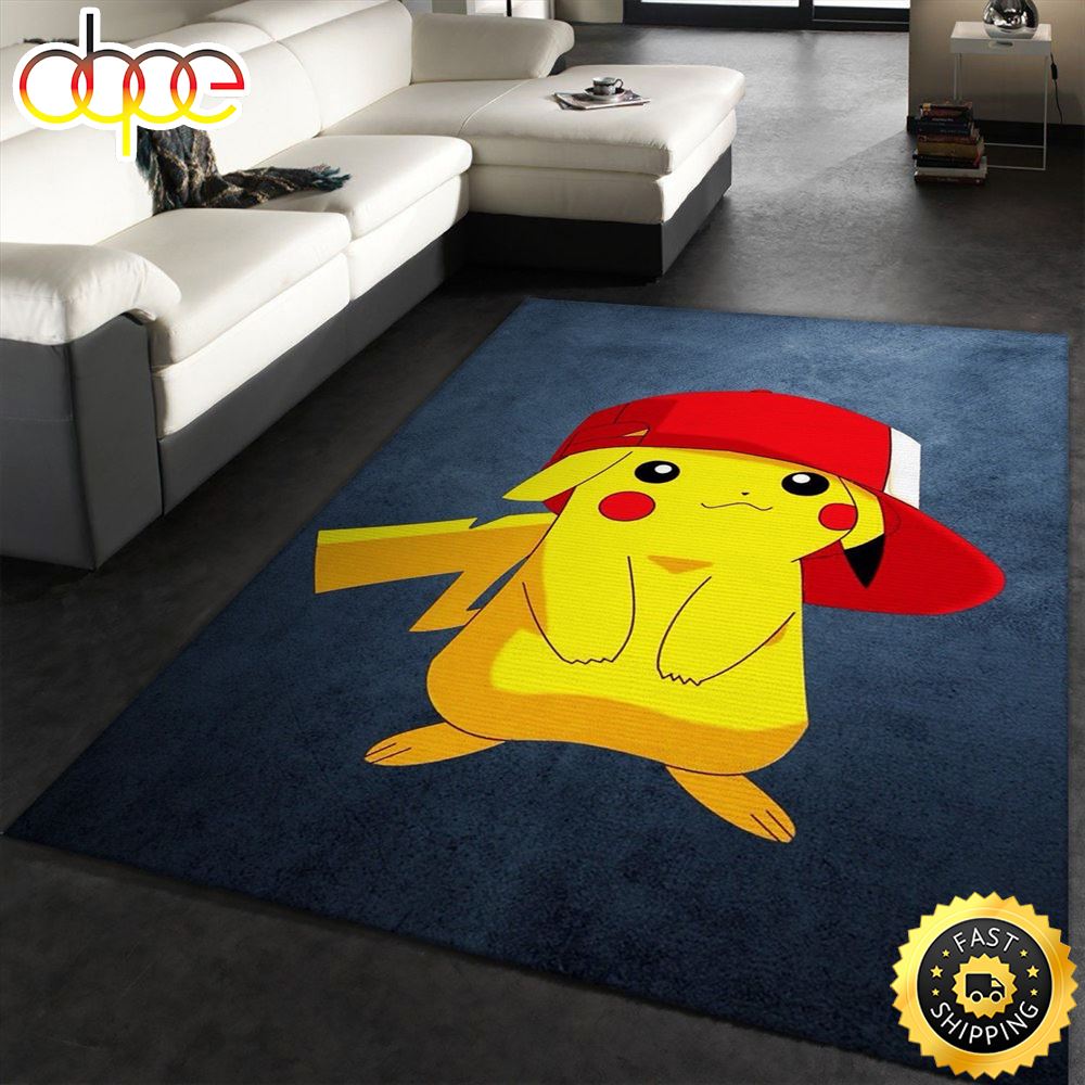 Pika Pika Pokemon Animation Movie Pokemon Area Rug Carpet D1wbxj