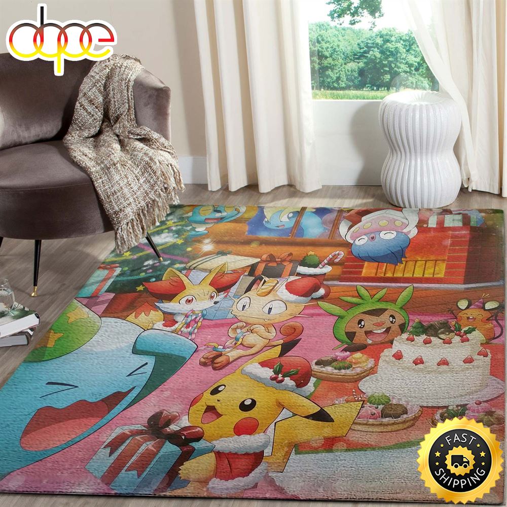 Pikachu Pokemon Anime Animation Movie Pokemon Area Rug Carpet ...
