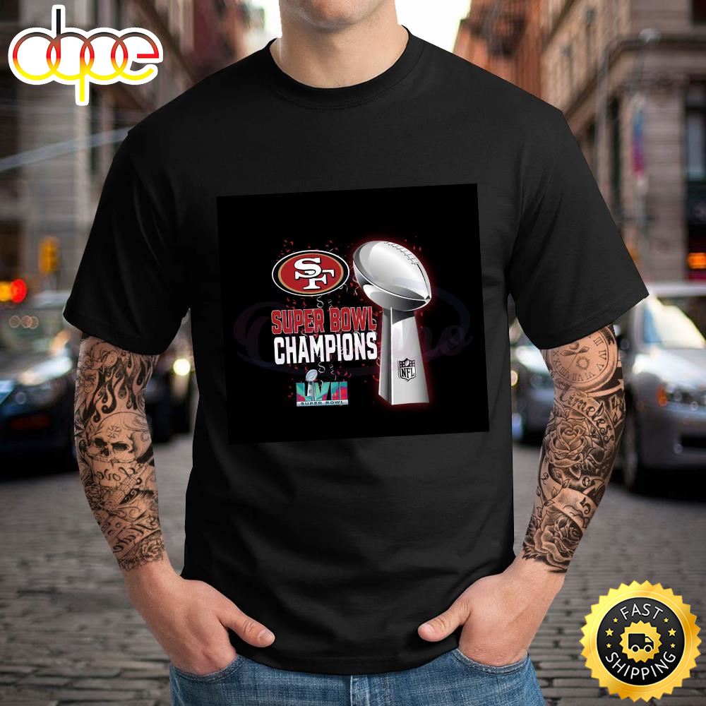 San Francisco 49ers Super Bowl Lvii 2023 Champions T Shirt Zvgi8c
