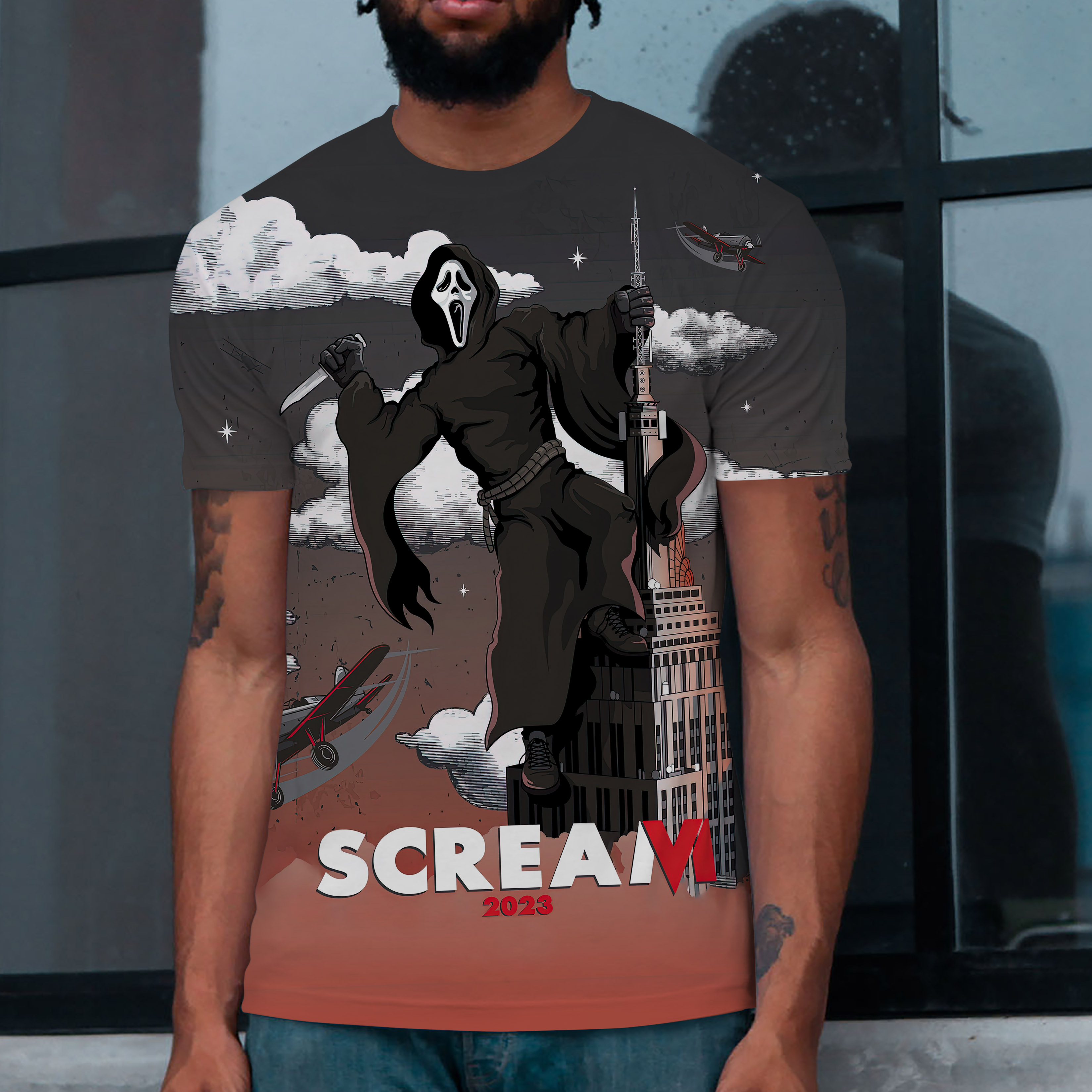 Sceram VI 2023 Poster T Shirt 3D All Over Print