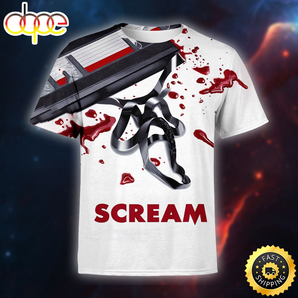 Sceram VI 2023 New Poster T Shirt 3D All Over Print Uxfxkw