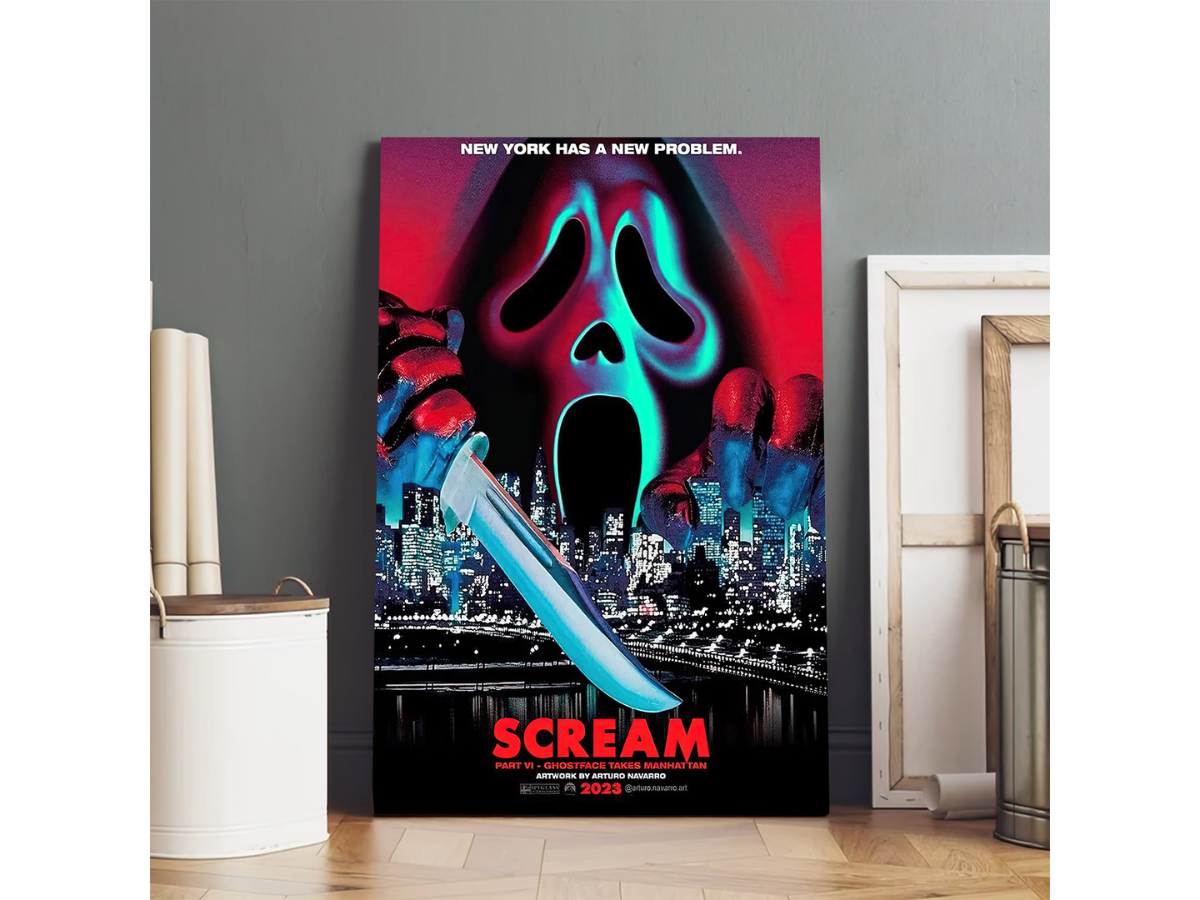 Scream VI Ghostface Takes Manhattan Poster Canvas