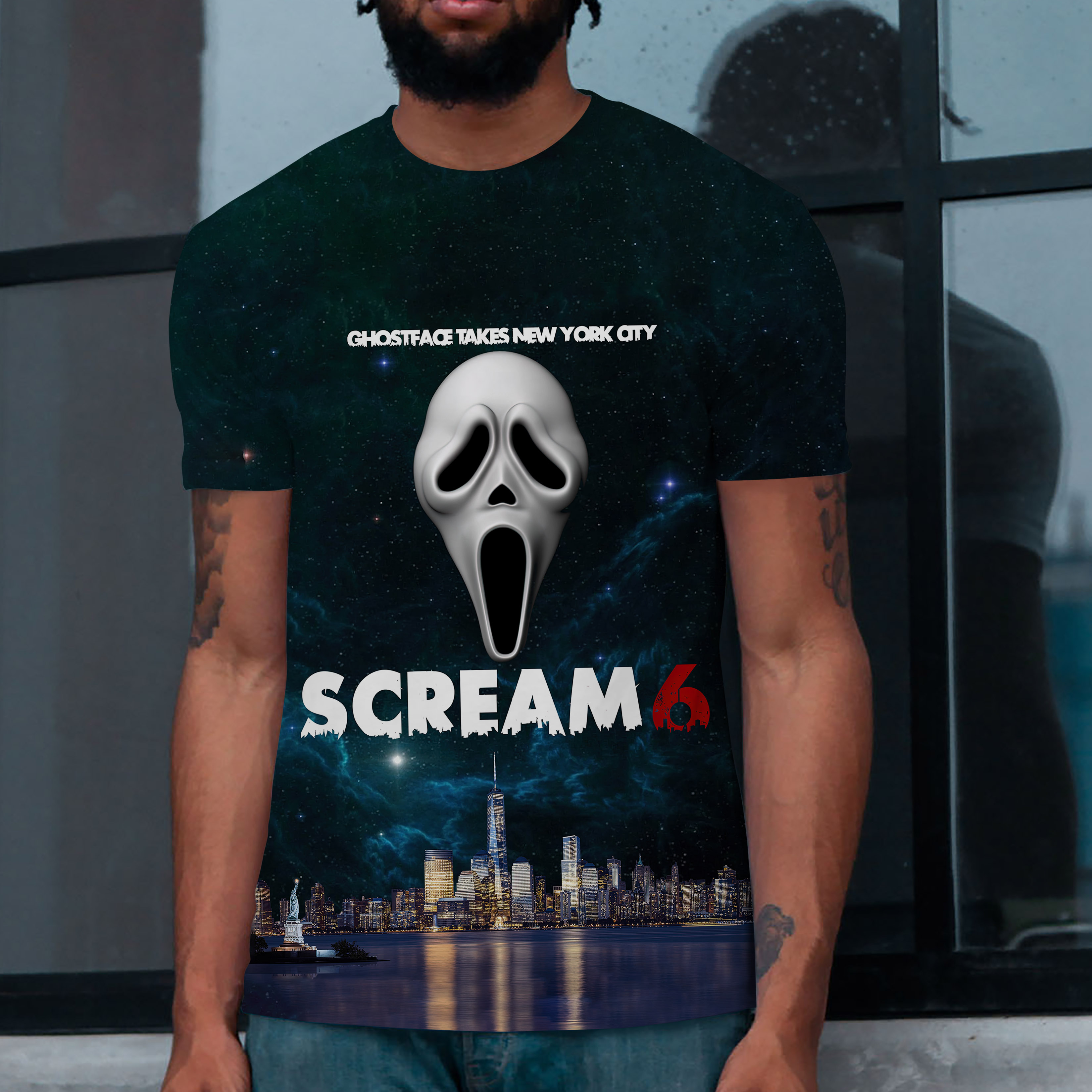 Scream VI Ghostface Takes New York City T Shirt 3D All Over Print