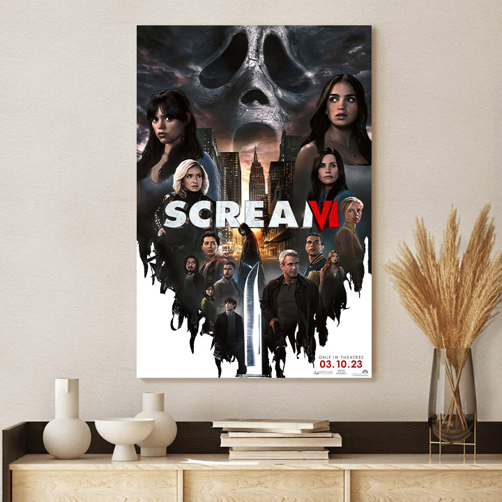 Scream VI Movie Poster Canvas 1.8