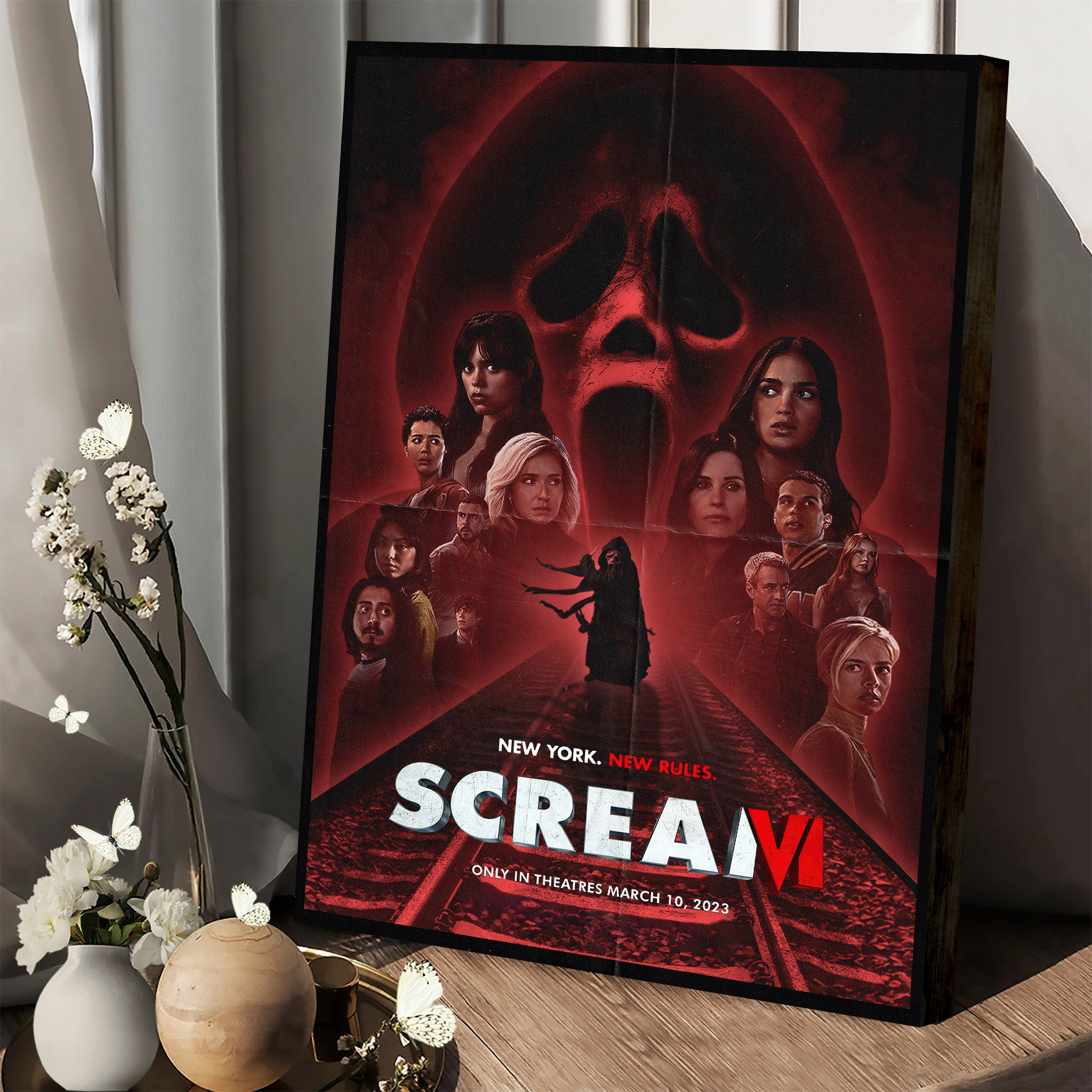 Scream VI New York New Rules Poster Poster Canvas 1.4