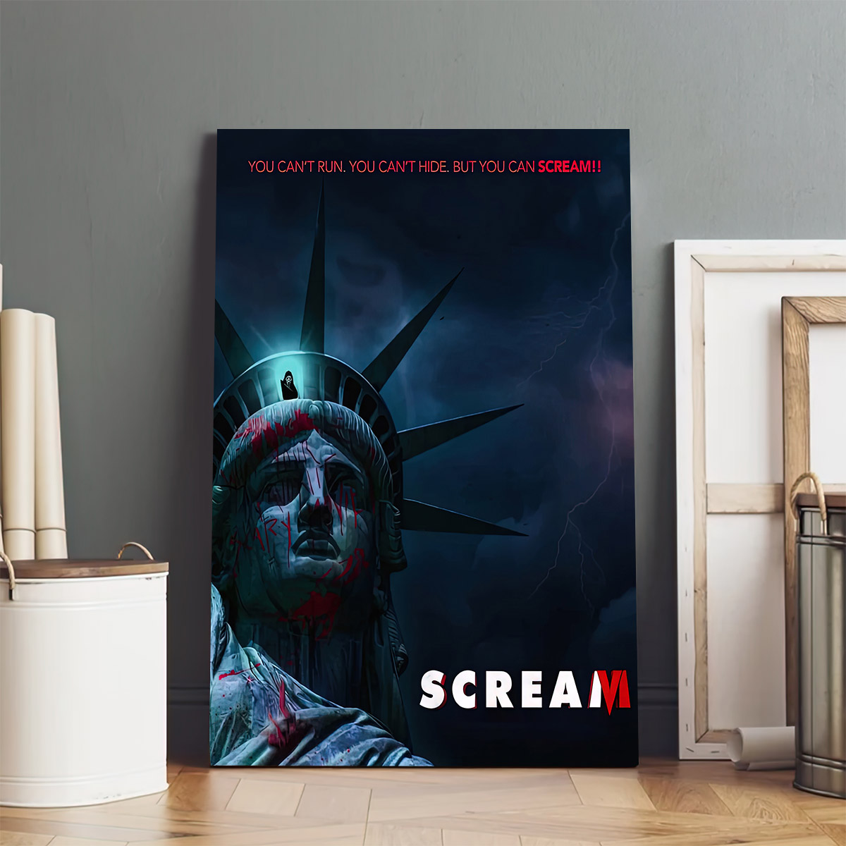 Scream VI You Cant Hide But You Can Scream Poster Canvas 1.5