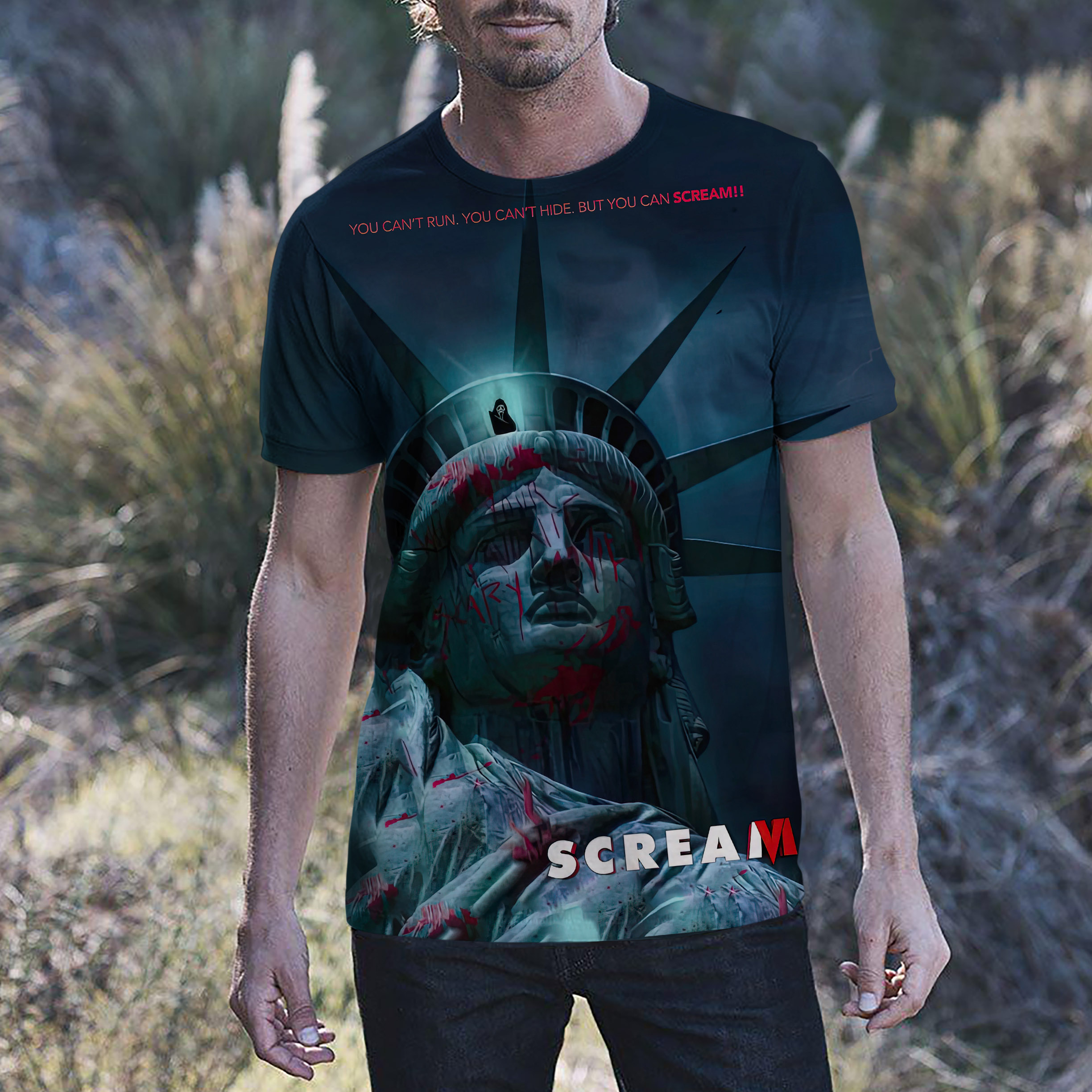 Scream VI You Cant Hide But You Can Scream T Shirt 3D All Over Print
