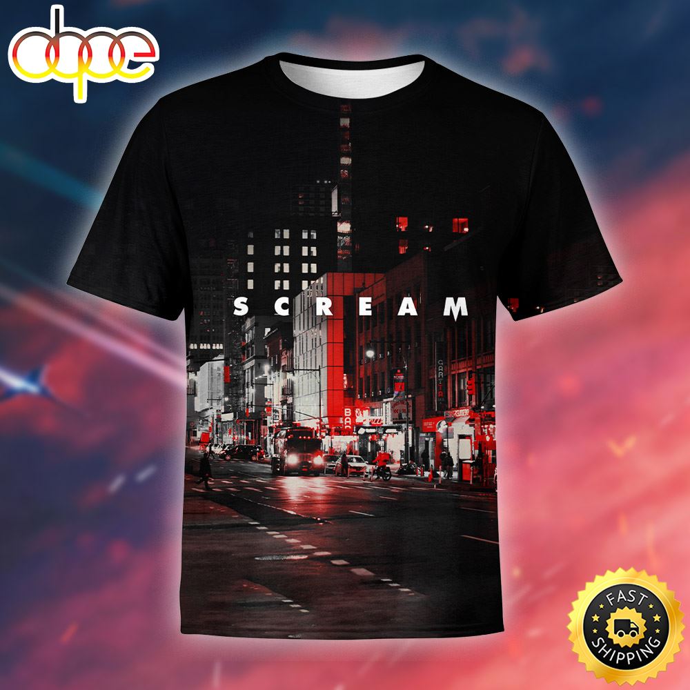 Scream VI 2023 Poster T Shirt 3D All Over Print Ibp7sc