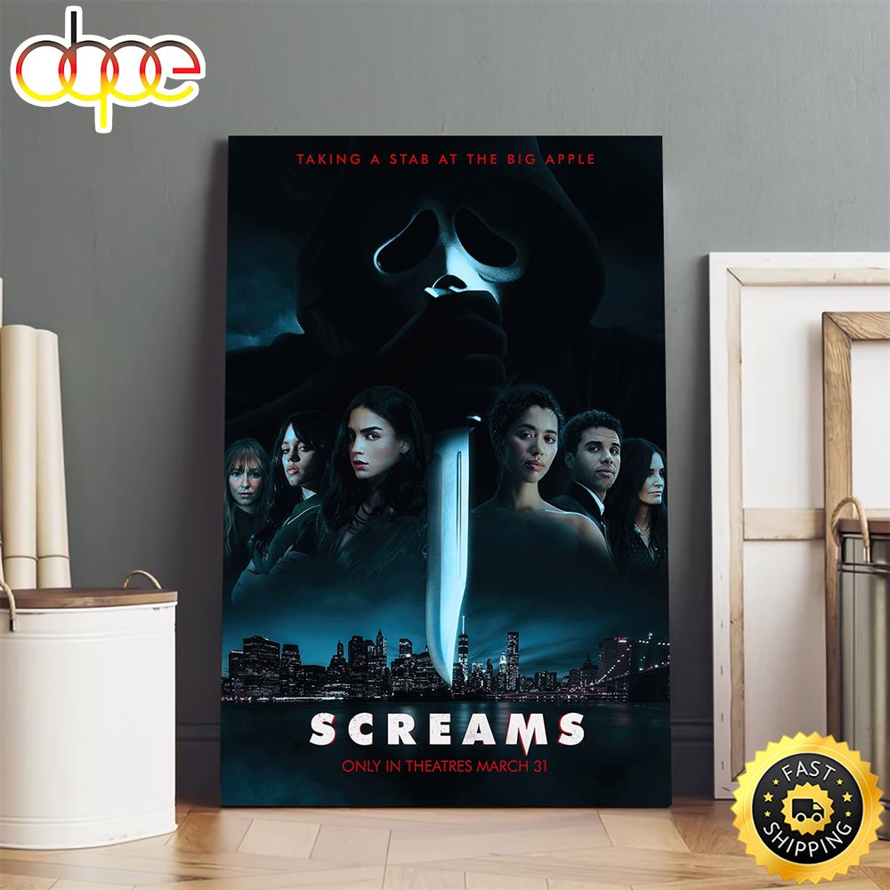 Scream VI 2023 Taking A Stab At The Big Apple Poster Canvas Ignunt