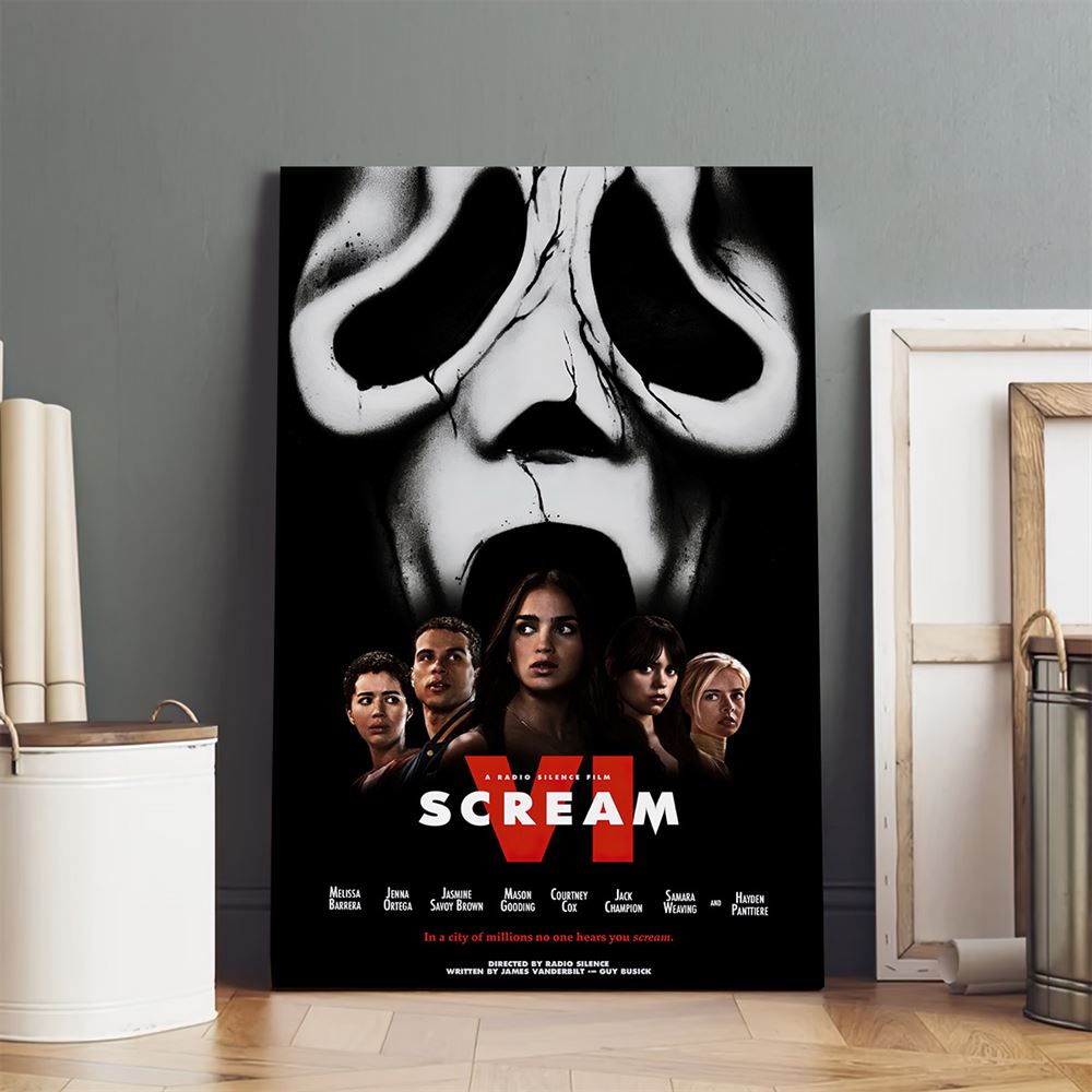 Scream VI A Radio Silince Film Poster Canvas T2uzym
