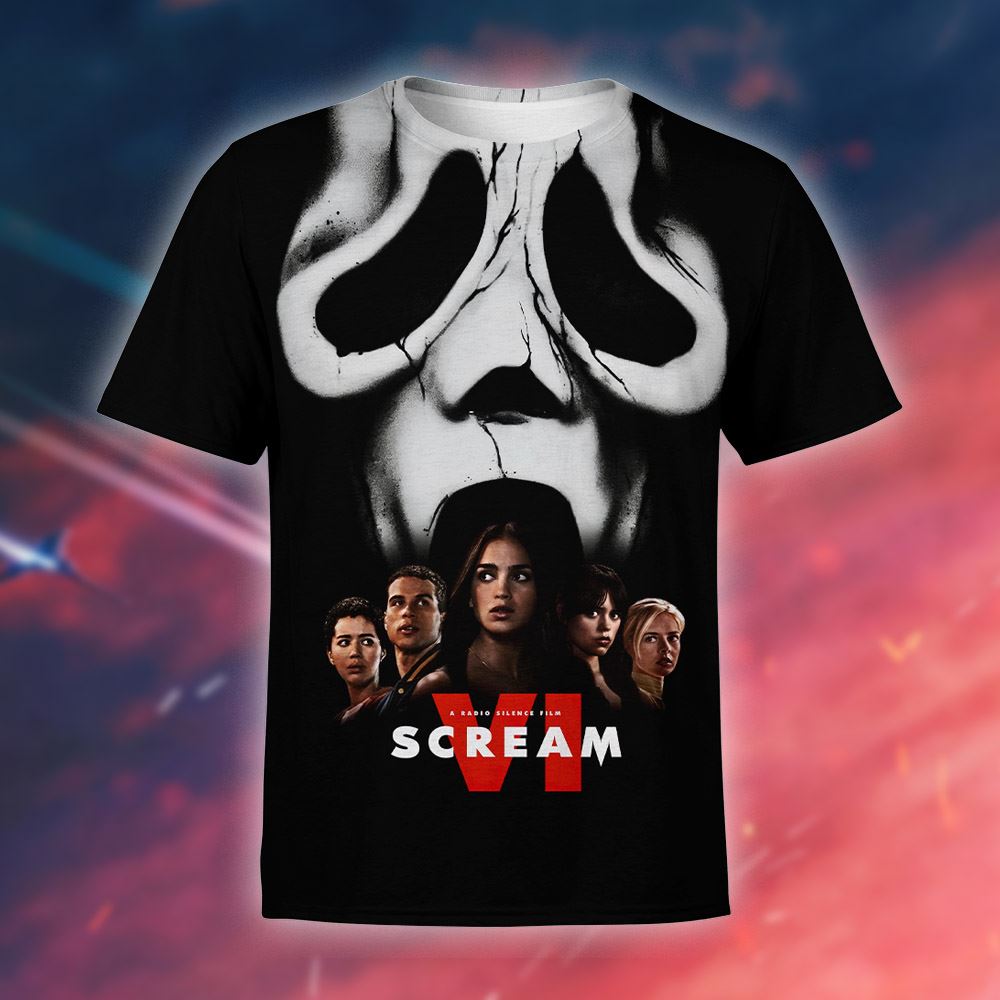 Scream VI A Radio Silince Film T Shirt 3D All Over Print Jtvbwj