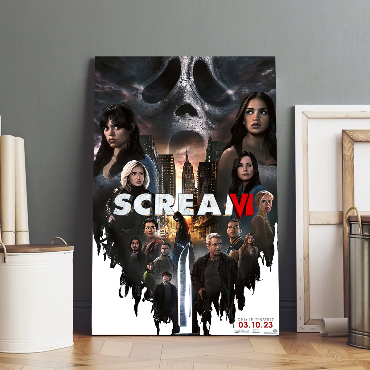 Scream VI Movie Poster Canvas Xgoauu