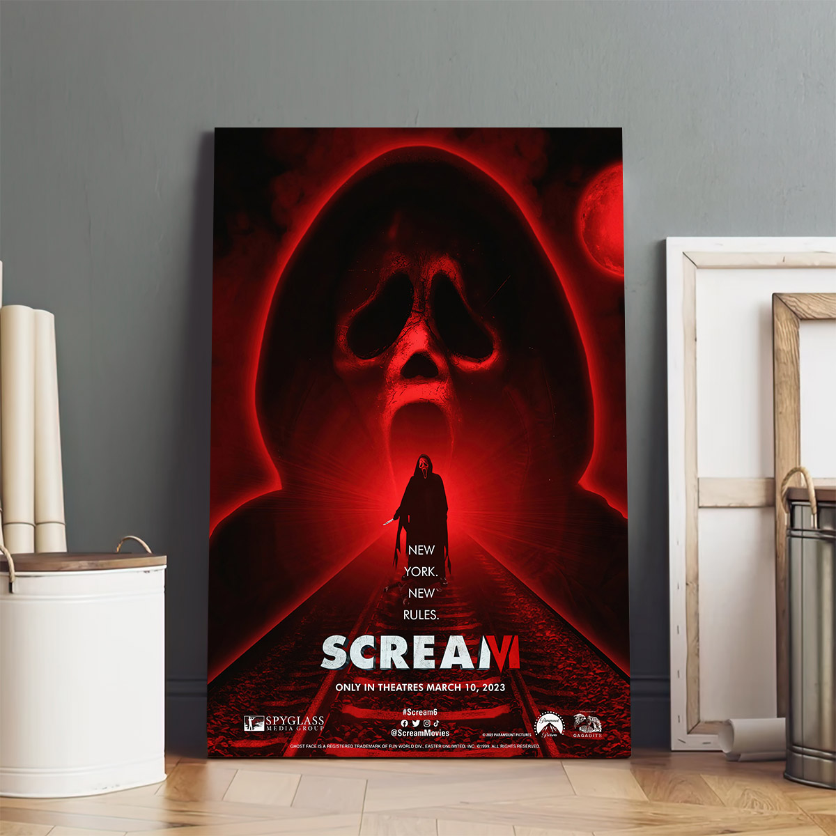 Scream VI New York New Rules Poster Canvas Wsqvom