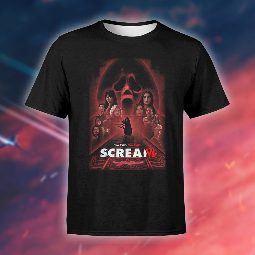 Scream VI New York New Rules Poster T Shirt Uytwyx