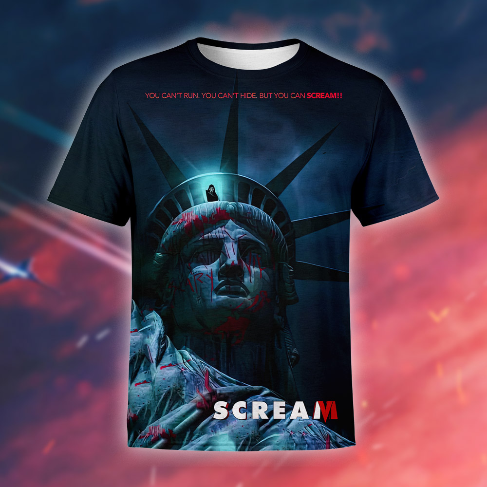 Scream VI You Can T Hide But You Can Scream T Shirt 3D All Over Print Cnlwsk