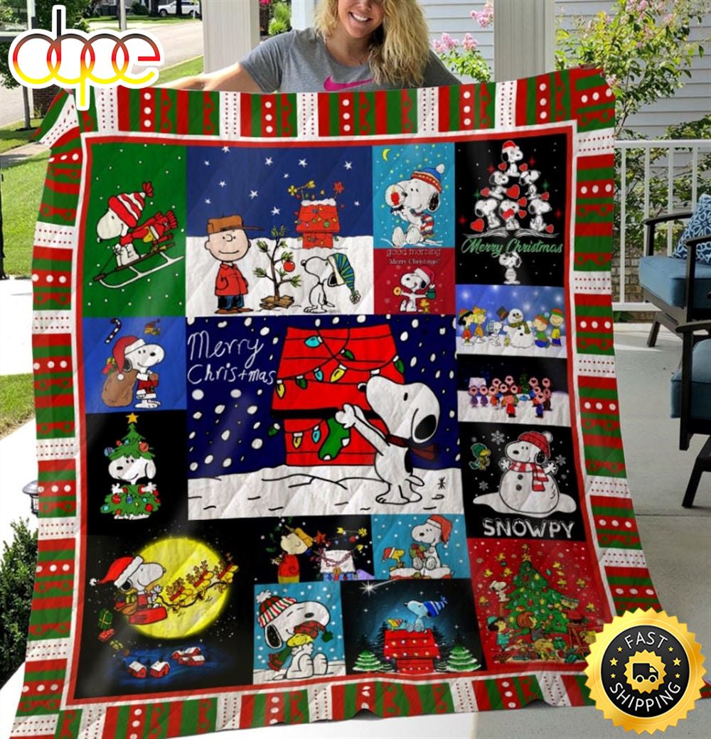 Snoopy And Charlie Brown Christmas The Peanuts Movie Snoopy Dog Blanket Pmhoqv