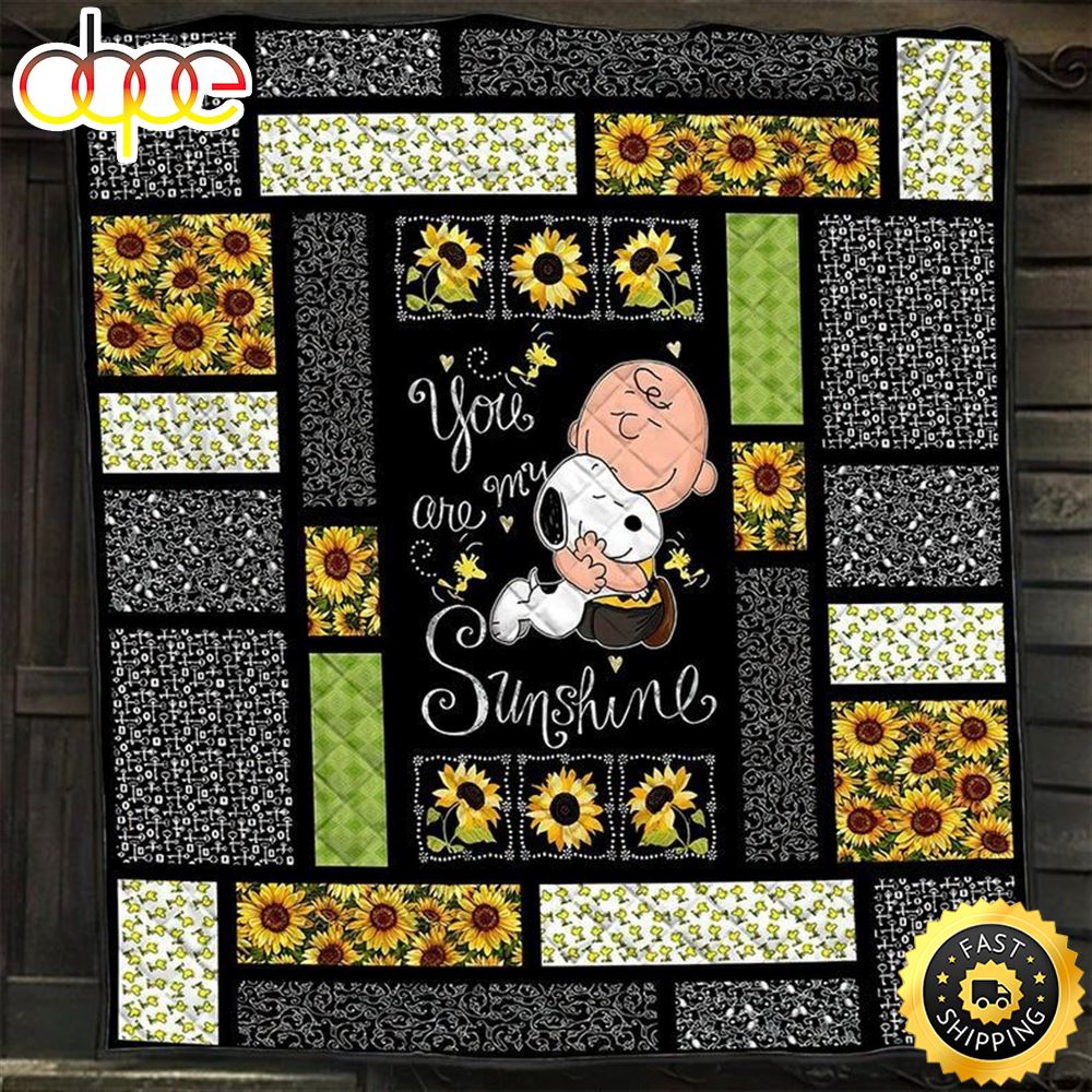 Snoopy And Woodstock Charlie Brown Peanuts You Are My Sunshine Fan The Peanuts Movie Snoopy Dog Blanket Sp9isq