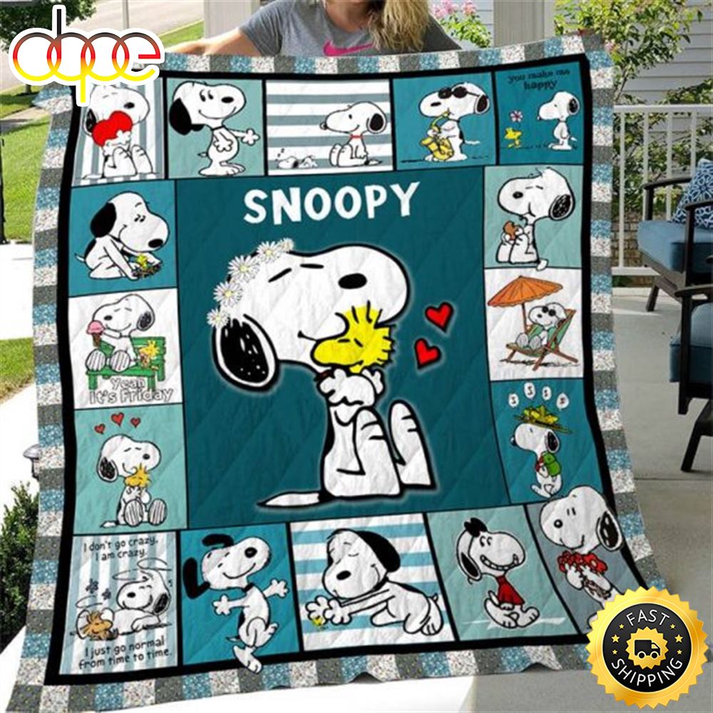 Snoopy Gifts Snoopy Love Snoopy Hug Woodstock Teal Sherpa Or Quilt The Peanuts Movie Snoopy Dog Blanket Xxiuun