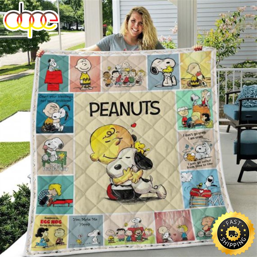 Snoopy Gifts Snoopy Lover Peanuts Sherpa Or Quilt The Peanuts Movie Snoopy Dog Blanket P7lwbq