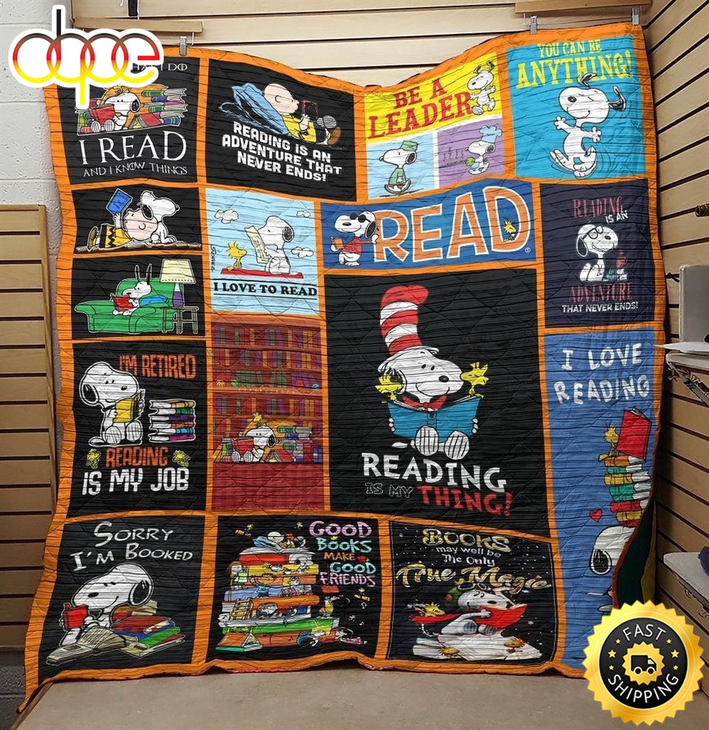 Snoopy Reading The Peanuts Movie Snoopy Dog Blanket Fqtjlp