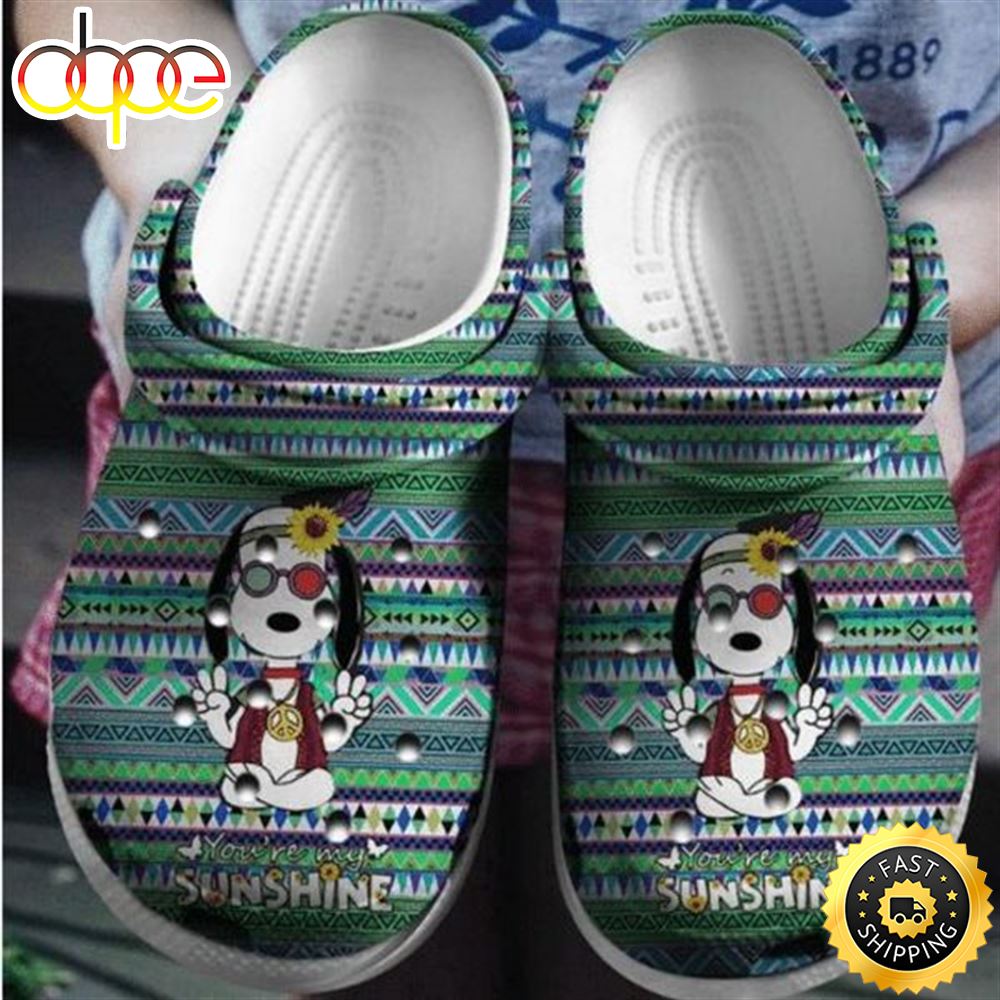 Snoopy Sunshine Crocs Crocband Clog Unisex Fashion Style For Women Men Nd Wpq2ae