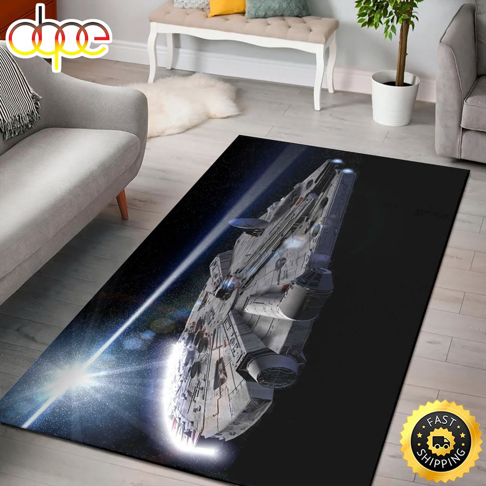 Star Wars Millenium Falcon Gift For Fan Movie Star Wars Area Rug Carpet Nsa3yz