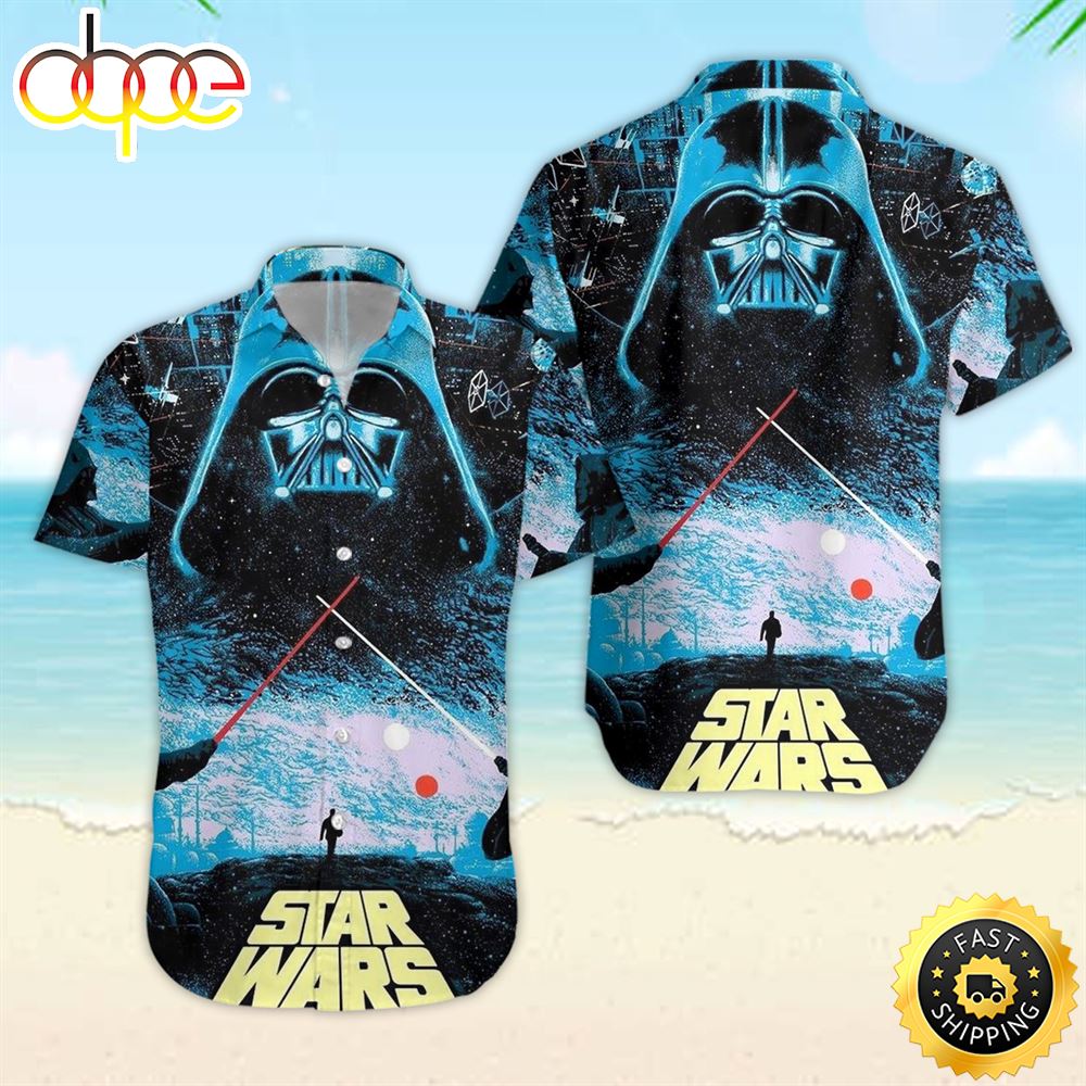 Starwars Buttonup Star Wars Summer Father Beach For Fan Movie Star Wars Hawaiian Shirt Akb1aj