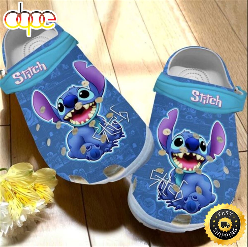 Stitch Disney Movie Funny Crocs Clog Disney R7my9c