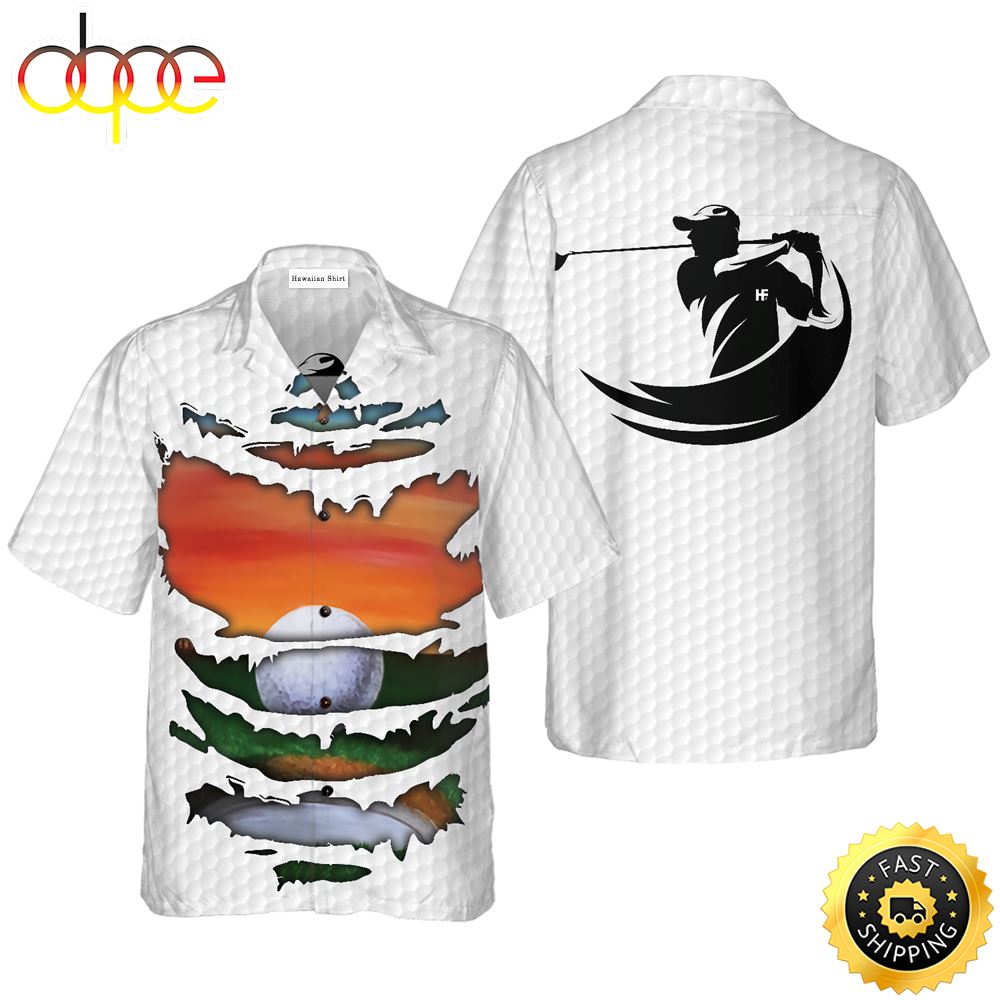 Tattered Golf Shirt Hawaiian Golf Shirt For Sport Lovers In Summer Bxcbe2