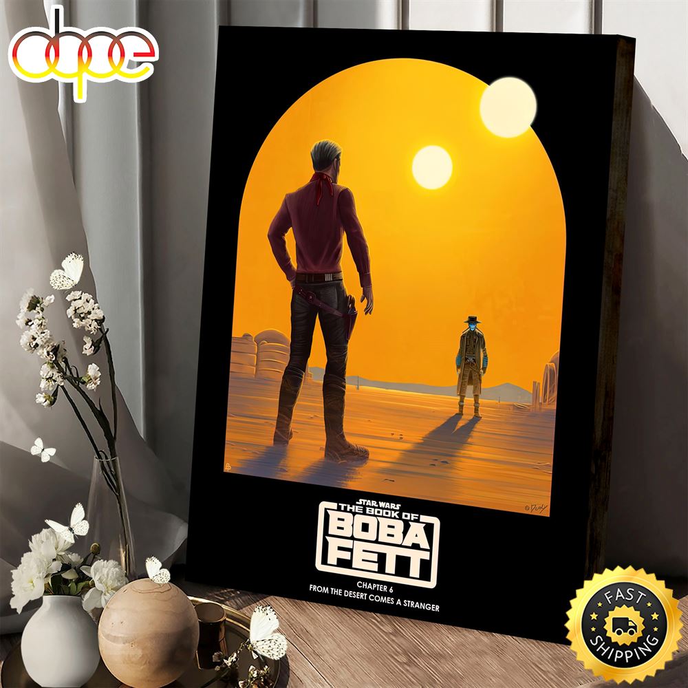 The Book Of Boba Fett Star Wars Poster Canvas