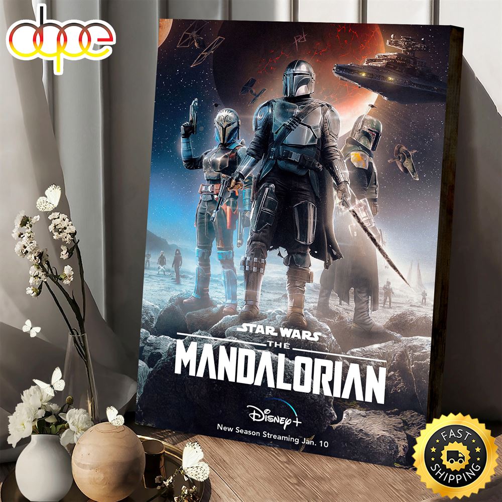 The Mandalorian Season 3 Fan Art Poster Canvas