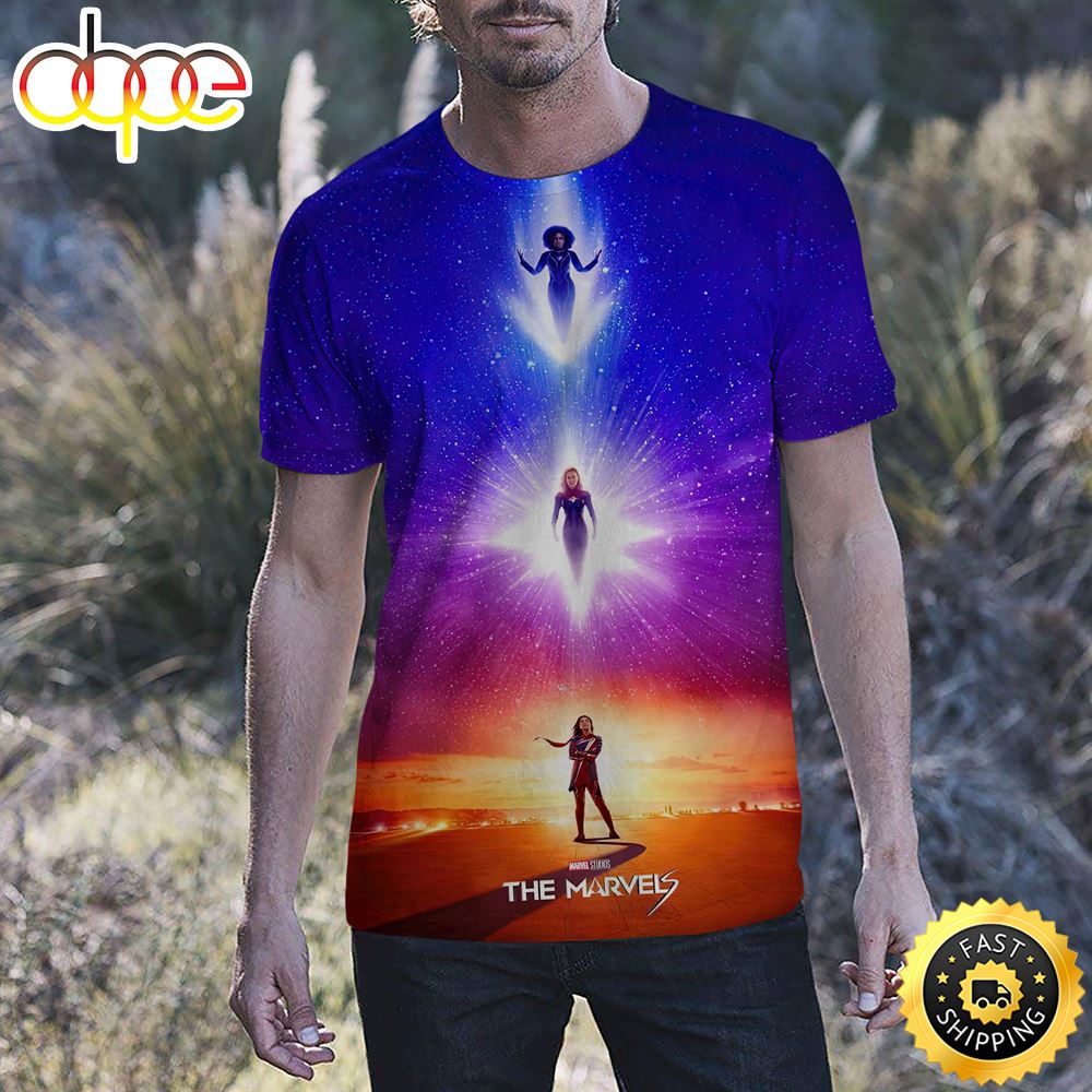The Marvels Movie T Shirt 3d All Over Print